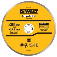 Dewalt DT3734 Hard Materials Diamond Tile Blade 254 x 25.4mm For D24000/D36000 &pound;52.99